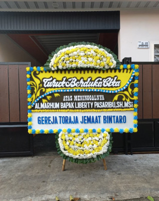 Papan Bunga Duka di Kaliwedi